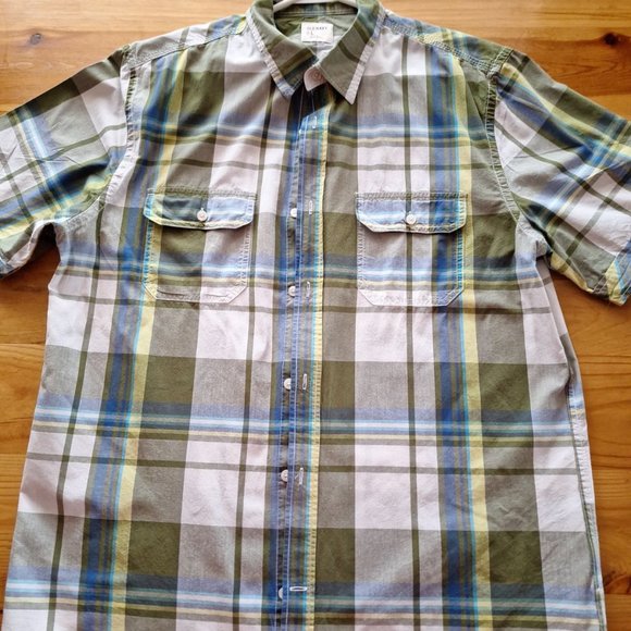 Old Navy Other - Old Navy Plaid Button Short Sleeve Shirt